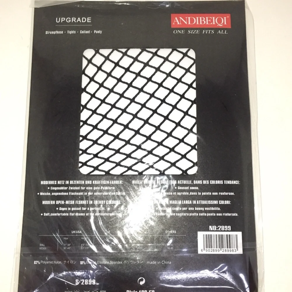 Black Fishnet Stockings, One Size fits all